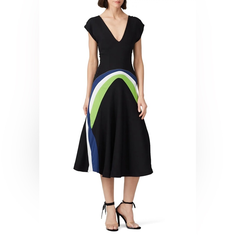 Koché • Black Decoupes Waist Dress
